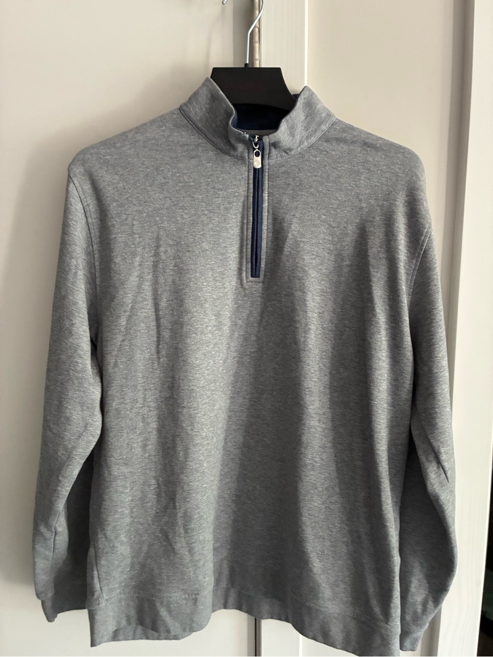 Southern Proper Men's Light Gray Half-Zip Pullover